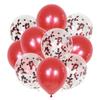 Recortes de papel de celebridades de Internet transfronterizos, lentejuelas, globo transparente, traje, decoración de sala de bodas, suministros de decoración para fiestas de cumpleaños