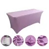 Toalha de Mesa Quadrada de Poliéster Cor Sólida Elástica Decoração para Restaurante de Hotel de Luxo Casamento Banquete Moderno Escandinavo