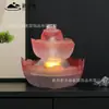 Fonte moderna minimalista de água para riqueza e prosperidade, decoração com água circulante para entrada, sala de estar, decoração de escritório de alto padrão, Feng Shui para atrair riqueza