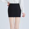 Falda Hippie de Primavera y Verano Elástica Ajustada Minifalda de Club Nocturno Falda Mini de Cintura Alta Falda Profesional OL de Un Paso Talla Extra Falda de Trabajo