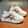 Zapatos Deportivos para Mujer 2025 Primavera Nuevos Zapatos de Malla Versátiles Zapatos Casuales Zapatos Forrest Gump Antideslizantes Ligeros Moda Ins Tendencia