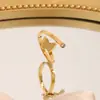 Estilo Coreano Simple Colgante Mariposa Esmerilado Collar de Acero de Titanio Pendientes Anillo Juego de Joyas Chapado en Oro Moda Elegante Tendencia