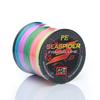 Seaspider4 Trenza de 8 hebras 100.3m 500.1m Línea de pesca trenzada de PE de colores para pesca en el mar