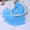 Añade color azul cristal grava imitación aguamarina cristal pegamento materiales decorativos DIY