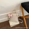 Bolsa de mão de nicho de alta qualidade 2026 transfronteiriça nova bolsa balde versátil moda simples bolsa de ombro para o dia a dia