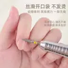 Broca de Uñas Puntiaguda para Manicura, Empujador de Cutículas de Tres Caras, Cabezal de Pulido para Eliminar Piel Muerta, Cabezal de Pulido de Pretratamiento de Acero Inoxidable