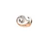Plata Pura S999 Patrón de Martillo Asimétrico Retro Cuentas Separadas Cuentas de Cubo Juguete de Cristal Cuerda de Mano Trenzada Collar Accesorios DIY