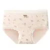 Pantaletas de verano para mujer de algodón, ajustadas a la cadera, con estampado floral jacquard, entrepierna de algodón puro, cómodas y amigables con la piel, de cintura media, sexys con ribete de encaje