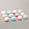 Botella de Crema de Boca Ancha 30g 50g Múltiples Capacidades Botella para Mascarilla de Ojos Mascarilla de Labios Plástico PP Botella de Relleno para Crema de Ojos Material de Empaque Venta al por Mayor