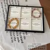 Caixa de bandeja de madeira estilo francês preta, caixa de exibição de pulseira, caixa de armazenamento de anéis e brincos, suporte de exibição de joias, acessório para fotos.