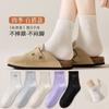 Meias Zhuji descartáveis primavera e verão masculinas e femininas brancas puras meias esportivas casuais meias de moda absorventes de suor desodorantes meias masculinas atacado