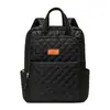 Mochila de Moda de Celebridad de Internet Tiktok con Cuadrícula de Diamantes Estilo Ins para Mujeres Adultas de Viaje, Mochila Ligera Versátil para Estudiantes de Secundaria