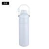 Botella de Agua Grande de Gran Capacidad Transfronteriza con Diseño Único, Botella de Agua Deportiva Gigante Portátil, Taza Térmica de Acero Inoxidable, Personalizable