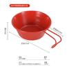 Tazón Shera de Acero Inoxidable 304 para Exterior Colorido Ultraligero Portátil tazón de picnic camping snack tazón de fruta tazón de ensalada