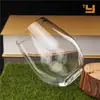 Fabricantes en stock vidrio sin plomo 630ml copa de vino sin tallo huevera 22oz logo imprimible