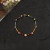 Pulsera Tejida de Hilo de Cera Dopamina Estrella Colorida para Mujer Pulsera de Lujo Ligero Nicho de Gama Alta Joyería Exquisita para la Mano