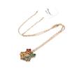 Moda Creativa Europea y Americana Nuevos Collares para Hombres y Mujeres Cadenas de Suéter de Moda Collares con Insignia de Metal Decoración Venta Directa de Fábrica