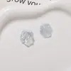 Cor Gradiente Gelo Translúcido Folha Enrugada Acrílico Ornamento Adesivo DIY Brinco Acessórios de Brinco Acessórios de Cabelo Acessórios de Roupa