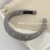 Diadema de Tela Estilo Coreano Estilo Ins con Botón de Lunares para Mujer 2026 Nueva Diadema Dulce No Aprieta la Cabeza Sensación de Alta Gama Accesorios para el Cabello