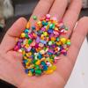 Sub-pacote 100g Cristal Cascalho Shell Sands Areia Prateada Ametista Cristal Branco Cristal Rosa Verde Mausoléu Leste