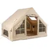Tienda de campaña inflable para acampar al aire libre, tela Oxford engrosada, portátil, impermeable, montaje automático, una habitación, a prueba de frío, montaje rápido