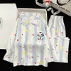 Pijama infantil estilo princesa, de manga larga, para primavera y otoño, con diseño de nube de dibujos animados, hecho de algodón fino, nueva colección 2026, ropa de estar para niñas de verano