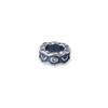 Plata de ley S925 broche antiguo espaciador texto juego tótem espaciador colmillos broche DIY estrella luna semilla de pasión accesorios
