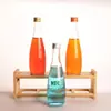 Agua Mineral Botella Vacía Botella de Vidrio Botella de Bebida Botella de Savia de Abedul 330ml Botella de Vidrio Botella Sellada Botella Reutilizable Botella Vacía