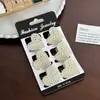 Pasador de perlas transfronterizo pinza pequeña pinzas de tiburón clip para flequillo femenino clip lateral accesorios para el cabello pasador joyería al por mayor