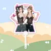 By2 Sun Han Sun Yu Abanico Grande en Forma de Tarjeta de Recogida Merchandising de Abanico para Conciertos Mismo Estilo de Tiktok