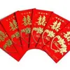Envelope Vermelho Criativo de Cartão Rígido com Estampagem a Quente em Relevo para Ano Novo, Casamento, Aniversário, Sacola de Envelope Vermelho para Ano Novo, Envelope Vermelho de 100 Yuan