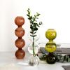 Vaso de vidro bolha coreano Wei Qian para casa, vaso hidropônico esférico, nicho para flores, decoração de móveis, ornamentos, adereços de fotografia