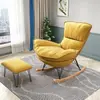 Mecedora nórdica famosa en Internet, sillón reclinable para el hogar, ligera y de lujo, para sala de estar, balcón, sofá individual.