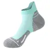Calcetines deportivos para hombre hasta la pantorrilla con amortiguación y planta de rizo, especializados para correr, maratón, senderismo al aire libre y montañismo, resistentes al olor
