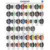 Pulseira de Silicone Marinha Adequada para Apple Watch S10 S11 Ultra iWatch 789 Esportiva Respirável