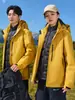 Nueva chaqueta outdoor de estándar nacional para hombres y mujeres, abrigo de senderismo tres en uno a prueba de viento e impermeable, ropa para montañismo y esquí con logotipo personalizado