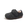 Zapatos Infantiles Estilo Coreano Serie Gris Invierno Tela de Lana Infantil Zapatos Peludos Birkenstock para Niños y Niñas Versátiles Zapatos Tipo Pantufla de Suela Suave