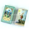 Tarjetas de Tarot de Conejo Acuarela Conejo Inglés 78 Tarjetas Aproximadamente 10X6Cm Comercio Exterior Transfronterizo Venta al por Mayor