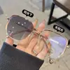 Gafas Fotocromáticas de Prescripción para Mujer, Elegantes y Modernas, Montura Grande, Gris Coco, Protección UV, Efecto Iluminador, Lentes Sin Prescripción