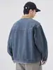 Ropa para Hombre Fengshe / Chaqueta de Mezclilla Vintage de Pana con Cuello Solapa Detroit para Hombre, Nueva Chaqueta de Trabajo Americana para Primavera y Otoño