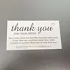 Impresión de Tarjetas de Agradecimiento Personalizadas Papel Kraft Tarjeta Postventa Tarjeta de Felicitación de Cumpleaños Tarjeta de Navidad Halloween Tarjeta de Agradecimiento