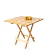 Mesa cuadrada plegable de madera maciza, multifuncional para uso en exteriores, adecuada para refrigerios nocturnos, puestos, viviendas de alquiler, uso doméstico, escritorio de estudiante, disponible para venta al por mayor, portátil