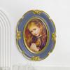 Moldura de Foto Roxo Resina Retrô Europeia Decoração de Sala Pintura Quarto Mesinha de Cabeceira Enfeites Mesa Parede Decoração Combinação de Parede de Fotos