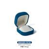 Joyero de franela con forma de pan redondo, caja para guardar anillos, colgantes, aretes, pulseras, embalaje de joyería