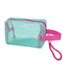 Bolso Cruzado de PU, Neceser para Mujer, Bolso de Mano Portátil, Bolsa Impermeable para Artículos de Tocador de Cuidado de la Piel, Bolso de Gran Capacidad, Bolsa de Viaje
