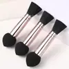 Bangfei kit de 3 piezas dos en uno cabeza de esponja pincel de maquillaje mini portátil cepillo suelto herramientas de belleza