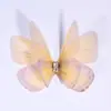 5cm mini borboleta de rede dupla camada feita à mão material de decoração diy acessórios adorno de cabeça acessórios de cabelo adesivos para rosto e unha atacado