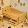 Casa de muñecas de madera maciza Cama de muñeca de algodón Hamster de madera maciza Cobaya Cama para mascotas Cama pequeña para dormir Juguete