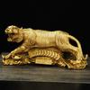 Figura de Tigre de Cobre Tigre del Dinero Tigre de la Riqueza Tigre Poderoso Tigre de la Montaña Tigre del Zodiaco Decoración para el Hogar Sala de Estar