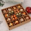 Bola de plástico em formato de bola pintada para presente de Natal, pingente decorativo de árvore de Natal, promoção internacional
